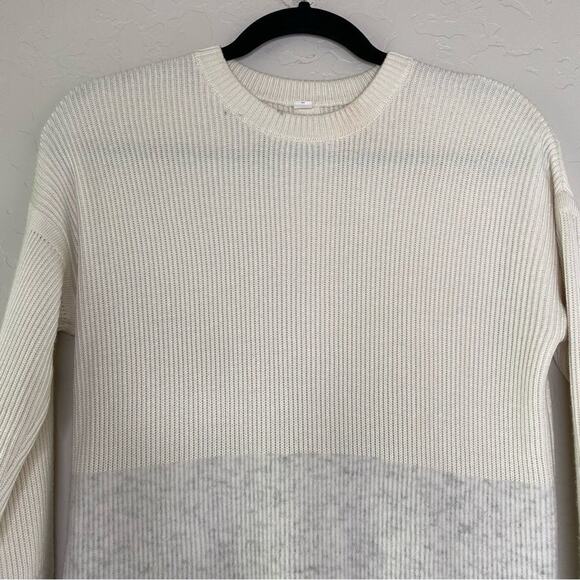 Lululemon Cream + Gray Restful Intention Sweater Small - Picture 3 of 10